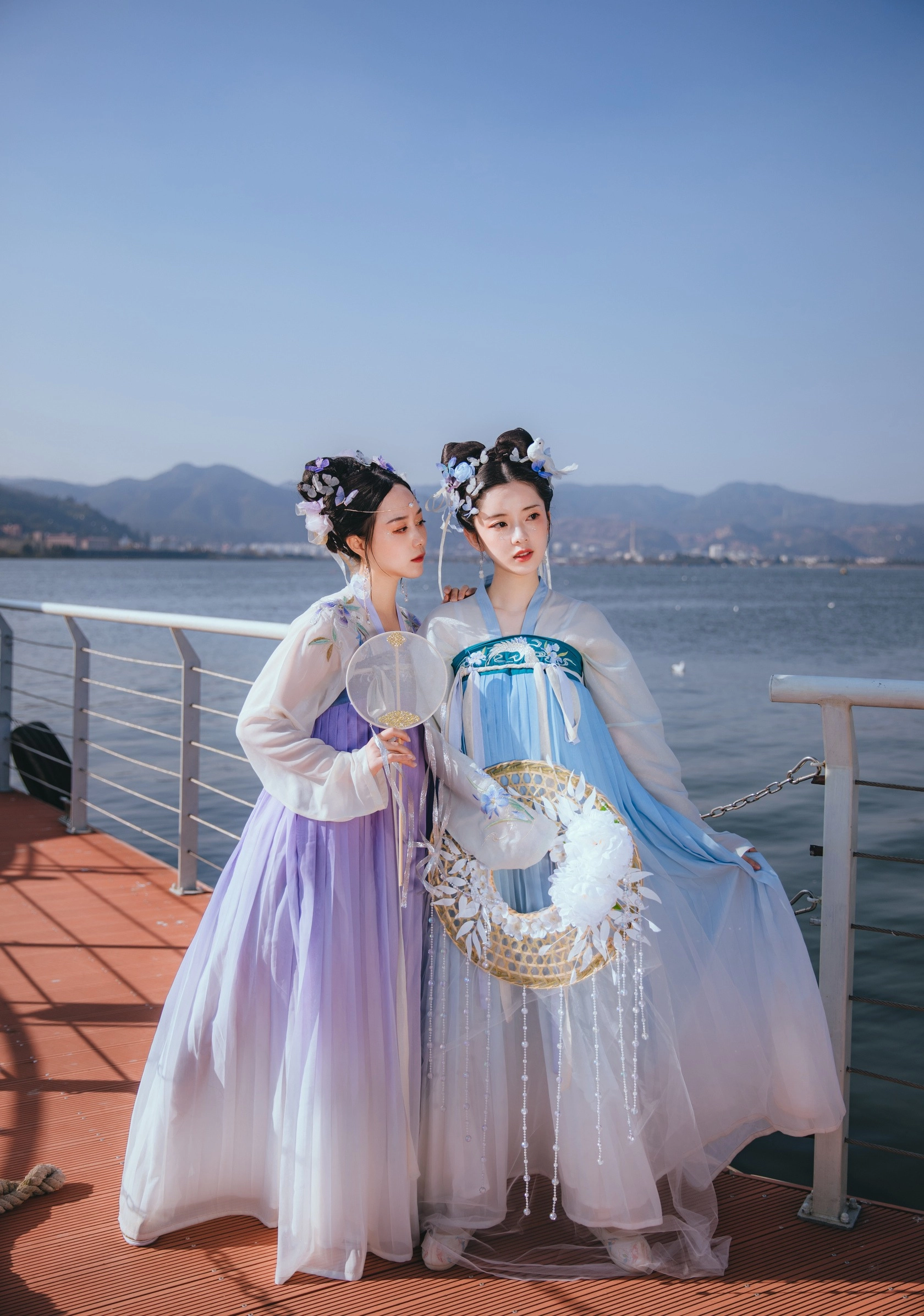 汉服写真 - 碧海蓝天