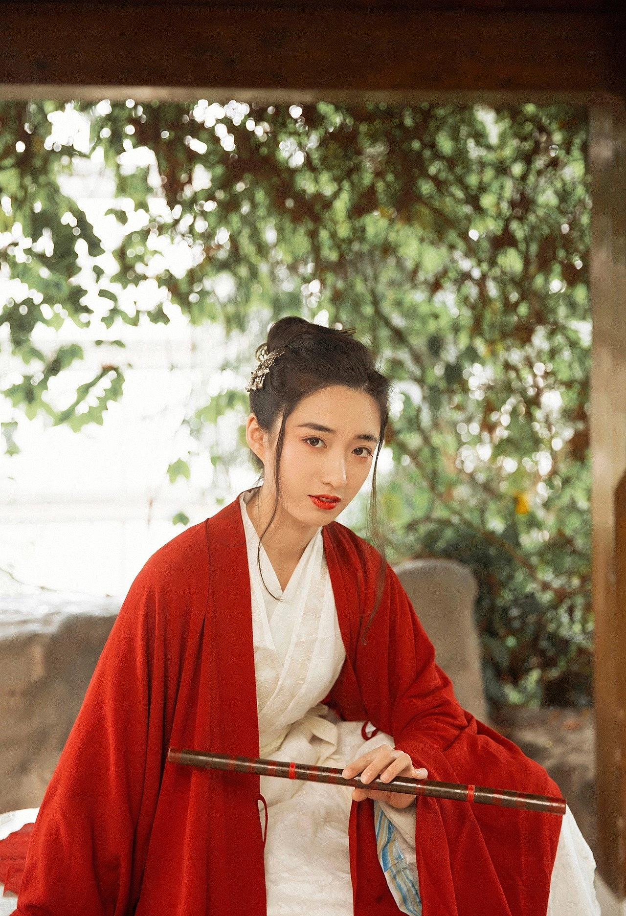 汉服写真 - 笛