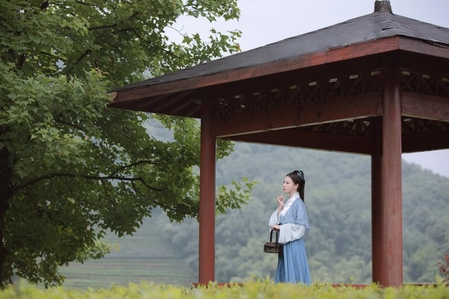 汉服写真 - 山茶