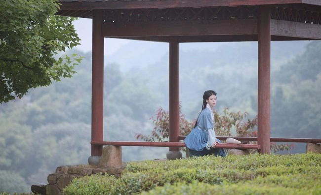 汉服写真 - 山茶
