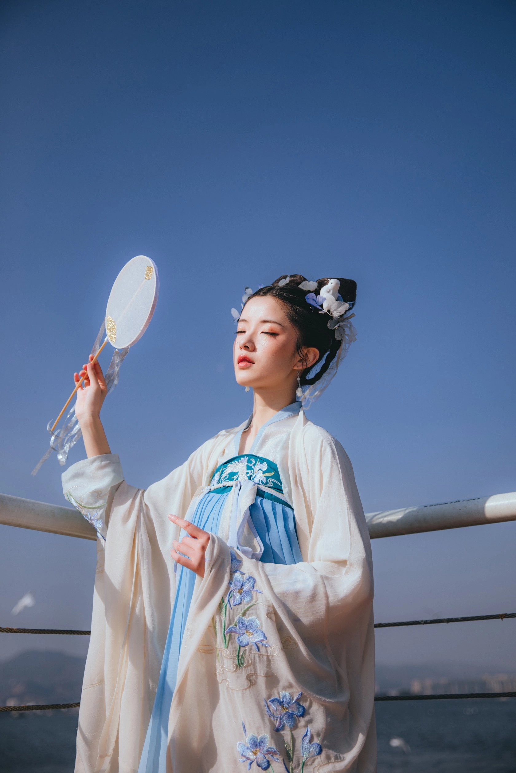 汉服写真 - 碧海蓝天