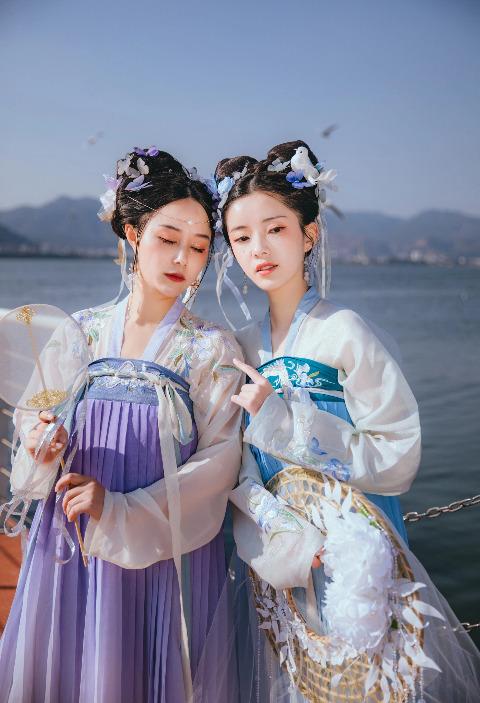 汉服写真 - 碧海蓝天